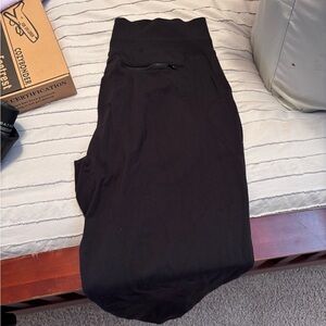 Athleta Black Velvet Joggers